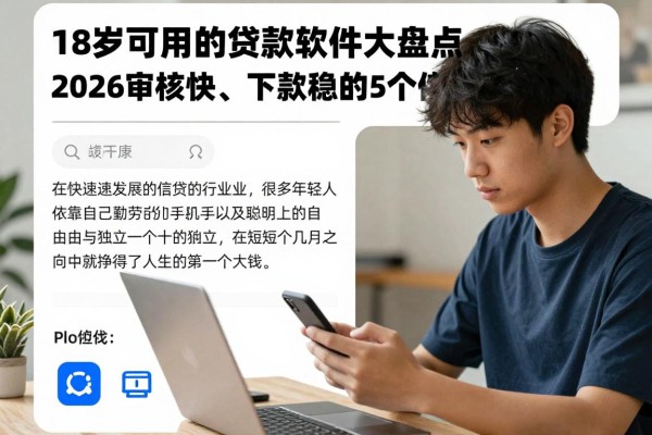 18岁可用的贷款软件大盘点！2026审核快、下款稳的5个借钱App速览
