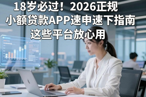 18岁必过!2026正规小额贷款APP速申速下指南,这些平台放心用