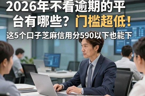 2026年不看逾期的平台有哪些？门槛超低！这5个口子芝麻信用分590以下也能下