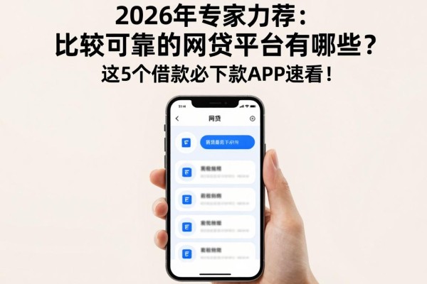 2026年专家力荐:比较可靠的网贷平台有哪些?这5个借款必下款APP速看!