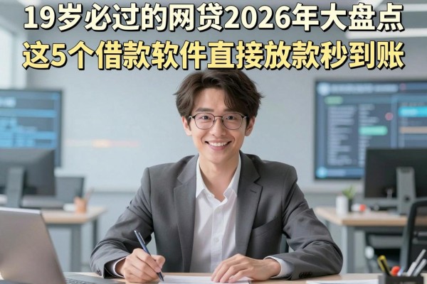 19岁必过的网贷2026年大盘点,这5个借款软件直接放款秒到账