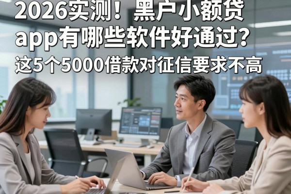 2026实测！黑户小额贷app有哪些软件好通过？这5个5000借款对征信要求不高