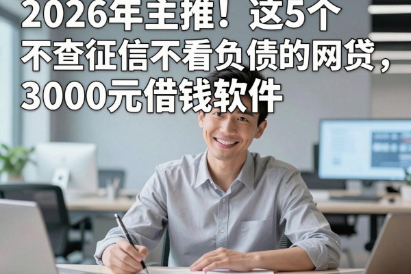 2026年主推！这5个不查征信不看负债的网贷，3000元借钱软件规整