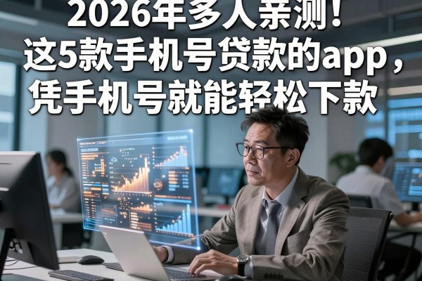 2026年多人亲测！这5款手机号贷款的app，凭手机号就能轻松下款