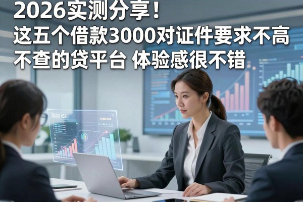 2026实测分享!这五个借款3000对证件要求不高的网贷平台不查证件,体验感很不错