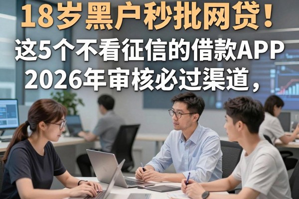 18岁黑户秒批网贷!这5个不看征信的借款APP,2026年审核必过渠道