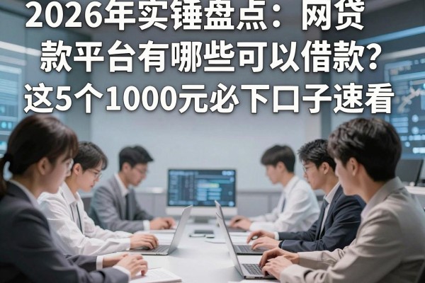 2026年实锤盘点:网贷款平台有哪些可以借款?这5个1000元必下口子速看