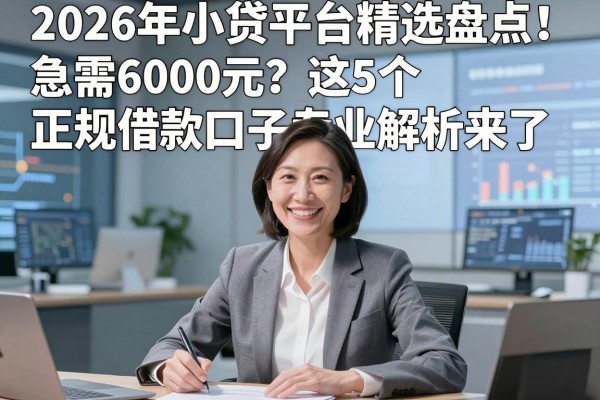2026年小贷平台精选盘点!急需6000元?这5个正规借款口子专业解析来了