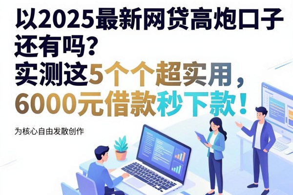2025最新网贷高炮口子还有吗?实测这5个超实用,6000元借款秒下款!