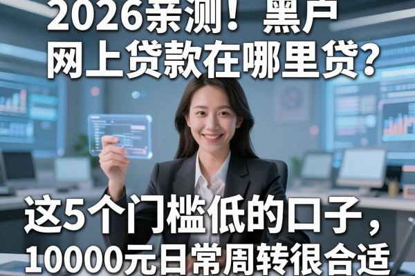2026亲测！黑户网上贷款在哪里贷？这5个门槛低的口子，10000元日常周转很合适