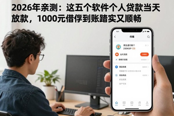 2026年亲测:这五个软件个人贷款当天放款,1000元借款到账踏实又顺畅