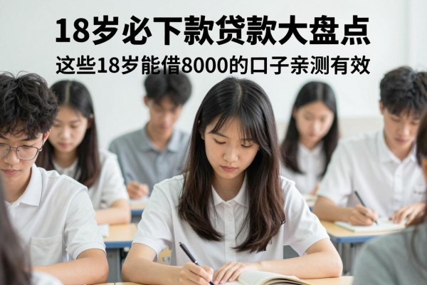 18岁必下款贷款大盘点,这些18岁能借8000的口子亲测有效