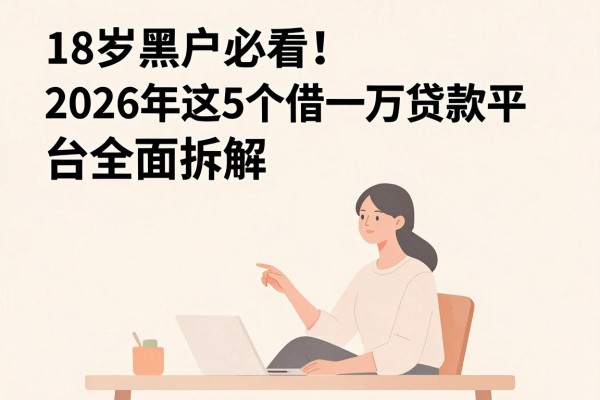 18岁黑户必看！2026年这5个借一万贷款平台全面拆解