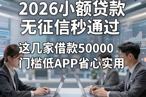 2026小额贷款无征信秒通过,这几家借款50000门槛低APP省心实用