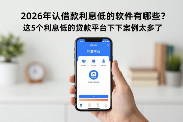 2026年公认借款利息低的软件有哪些？这5个利息低的贷款平台下款案例太多了