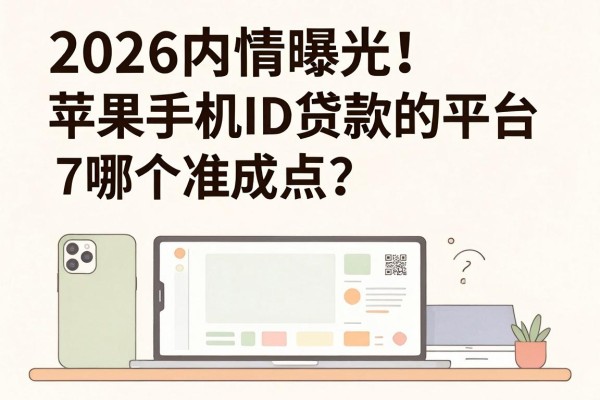 2026内情曝光！苹果手机ID贷款的平台哪个准成点？附5个小额7天贷平台