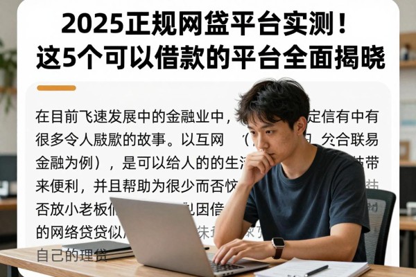 2025正规网贷平台实测！这5个可以借款的平台全面揭晓