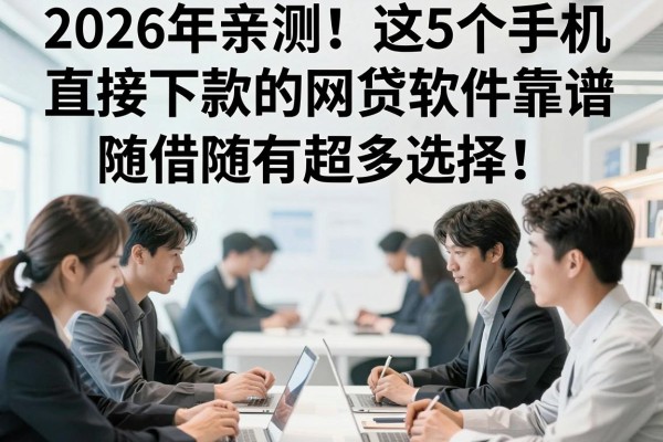 2026年亲测!这5个手机直接下款的网贷软件靠谱,随借随有超多选择