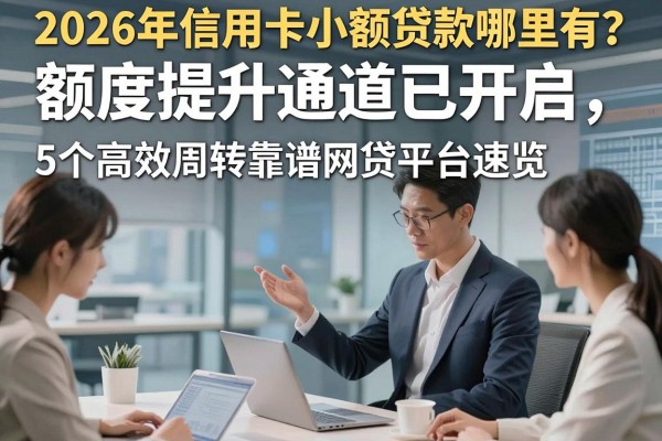 2026年信用卡小额贷款哪里有？额度提升通道已开启，5个高效周转靠谱网贷平台速览