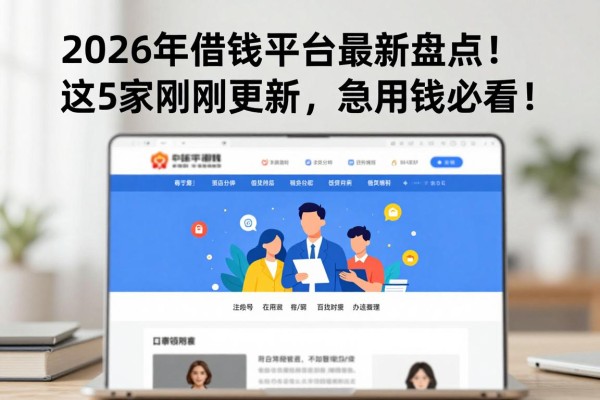 2026年借钱平台最新盘点！这5家刚刚更新，急用钱必看！