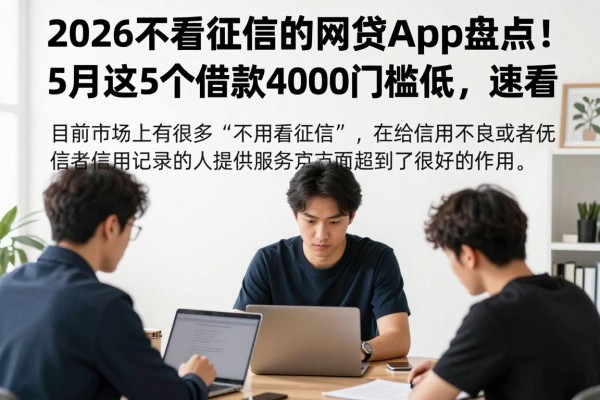 2026不看征信的网贷app盘点!5月这5个借款4000门槛低,速看