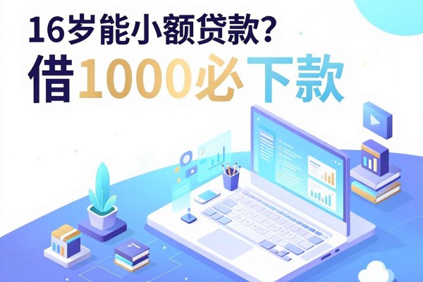 16岁能小额贷款的软件真存在?这5个借1000必下款的口子亲测靠谱