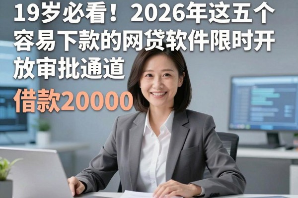 19岁必看!2026年这五个容易下款的网贷软件限时开放审批通道,借款2000轻松过
