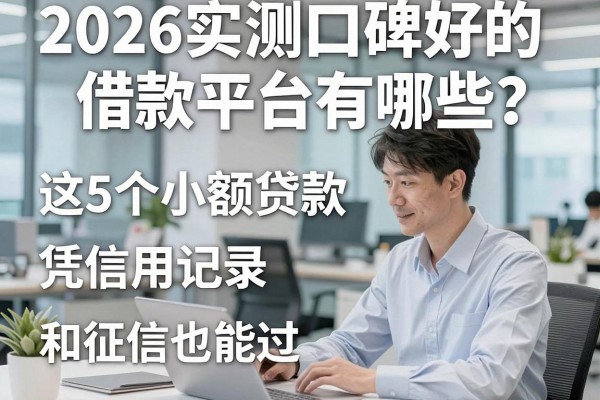 2026实测口碑好的借款平台有哪些?这5个小额贷款凭信用记录和征信也能过!