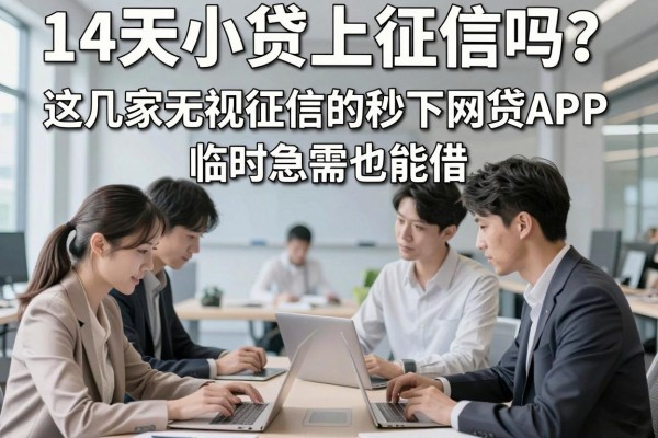 14天小贷上征信吗?这几家无视征信的秒下网贷APP,临时急需也能借!