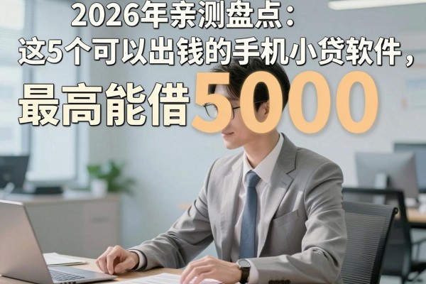2026年亲测盘点:这5个可以出钱的手机小贷软件,最高能借5000!
