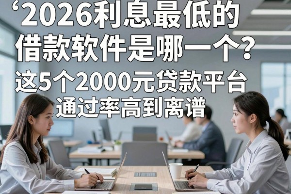 2026利息最低的借款软件是哪一个?这5个2000元贷款平台通过率高到离谱!