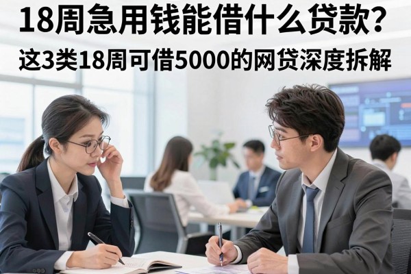 18周急用钱能借什么贷款?这3类18周可借5000的网贷深度拆解!