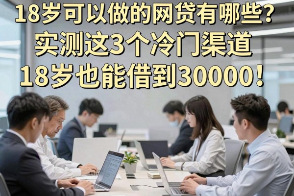 18岁可以做的网贷有哪些?实测这3个冷门渠道,18岁也能借到30000!
