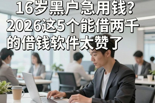 16岁黑户急用钱？2026这5个能借两千的借钱软件太赞了