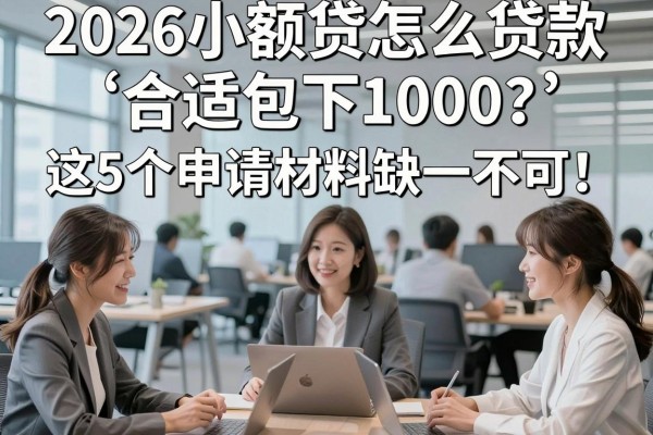 2026小额贷怎么贷款合适包下1000?这5个申请材料缺一不可!