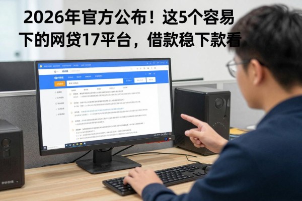 2026年官方公布！这5个容易下的网贷17平台，借款稳下款速看