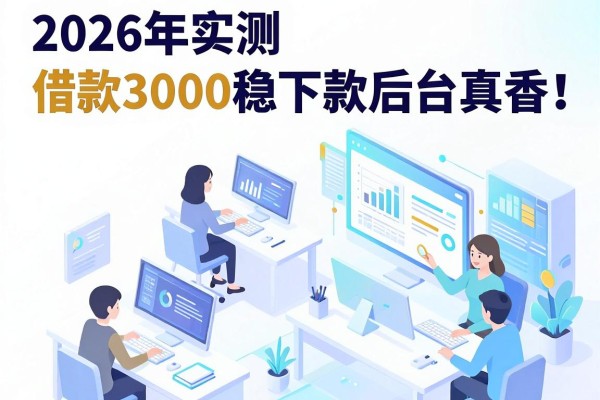 2026年实测这5个借钱容易下的软件,借款3000稳下款后台真香!
