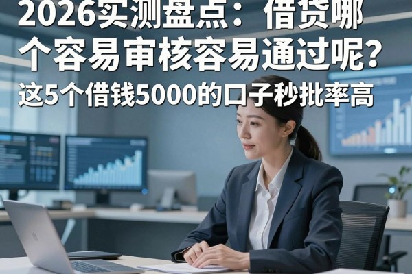 2026实测盘点:借贷哪个容易审核容易通过呢?这5个借钱5000的口子秒批率高