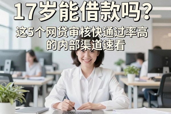 17岁能借款吗?这5个网贷审核快通过率高的内部渠道速看