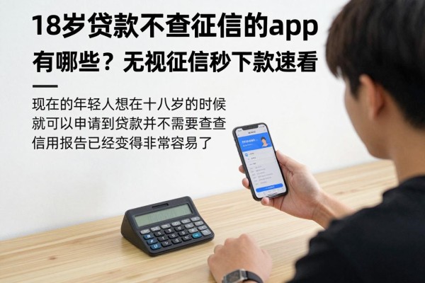 18岁贷款不查征信的app有哪些?无视征信秒下款速看