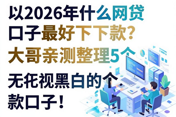 2026年什么网贷口子最好下款?大哥亲测整理5个无视黑白的贷款口子!