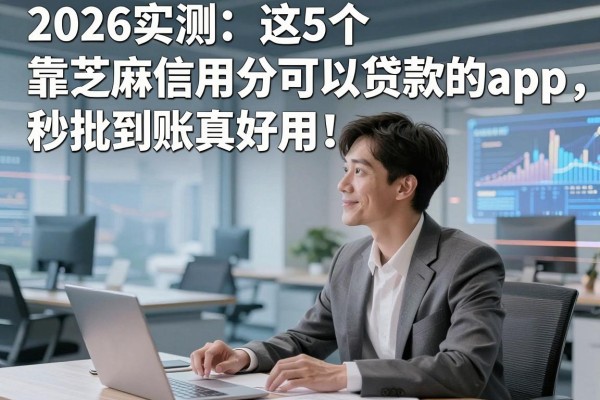2026实测:这5个靠芝麻信用分可以贷款的app,秒批到账真好用!