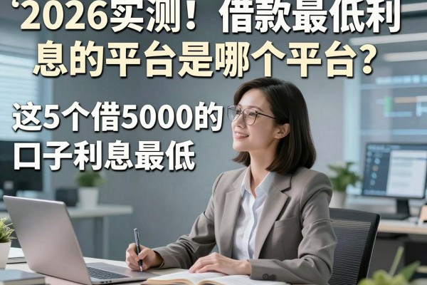 2026实测!借款最低利息的平台是哪个平台?这5个借5000的口子利息最低