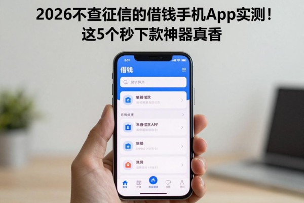 2026不查征信的借钱手机app实测!这5个秒下款神器真香