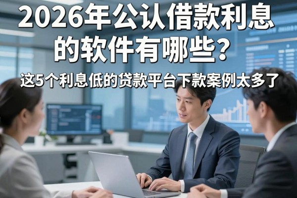 2026年公认借款利息低的软件有哪些？这5个利息低的贷款平台下款案例太多了