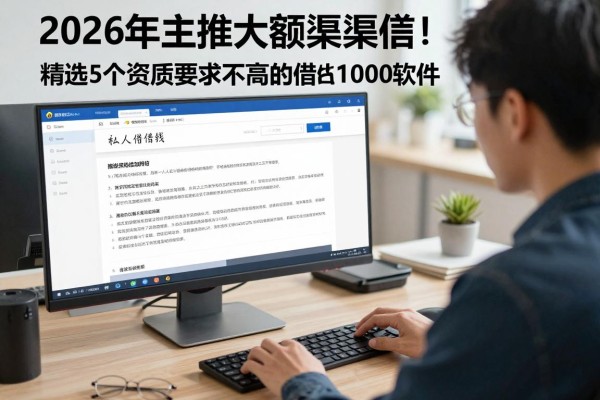 2026年主推大额渠道！私人借贷款加微信，精选5个资质要求不高的私人借钱1000软件