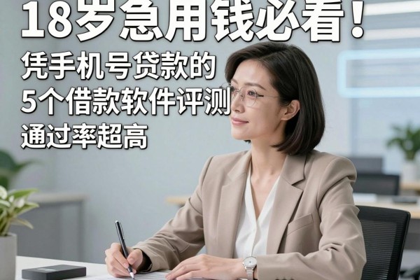 18岁急用钱必看!凭手机号贷款的5个借款软件评测,通过率超高