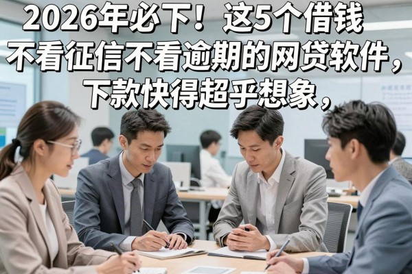 2026年必下!这5个借钱不看征信不看逾期的网贷软件,下款快得超乎想象!