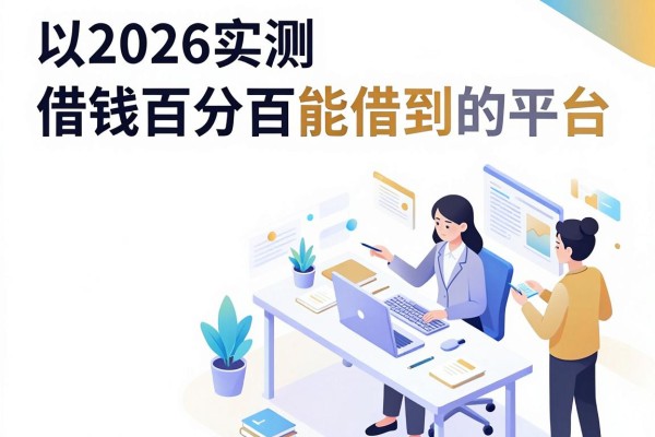 2026实测这5个借钱百分百能借到的平台,黑户也能做布丁小贷