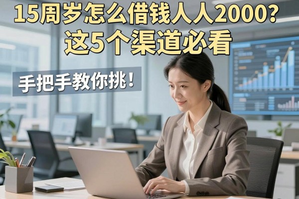 15周岁怎么借钱人人2000?这5个渠道必看,手把手教你挑!